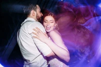 couple on the dance floor at Aura Events Center