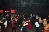 people dancing at Aura Live, one of the most unique venues in Nashville